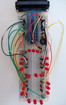 seven segment display wiring