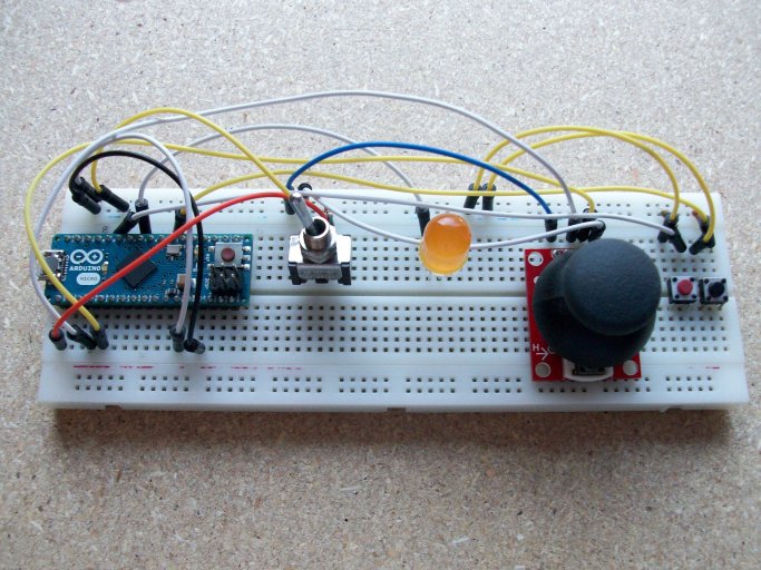 arduino joystick mouse final circuit
